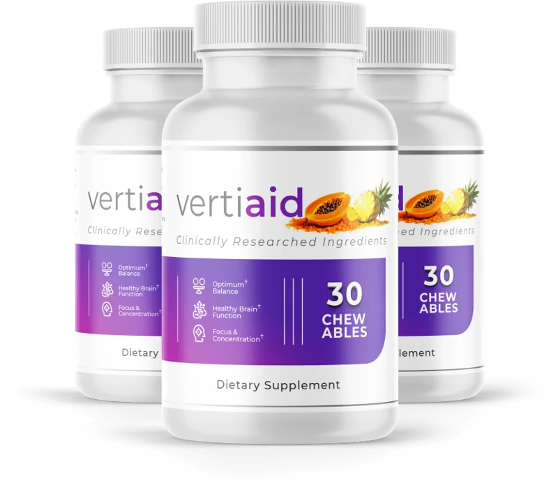 VertiAid three bottles for everyday steadiness